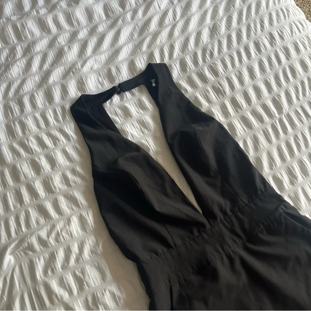 Windsor Black Satin Dress - Picture 3 of 13